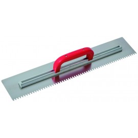 Platoir à colle inox spécial ITE 60 cm Taliaplast 441702 vue d'ensemble dents trapèze 7×8 mm
