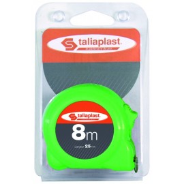 OCTUPLE METRE BOITIER FLUO VERT 25MM (BLISTER) - TALIAPLAST