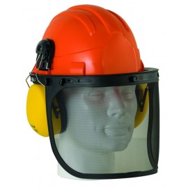 CASQUE FORESTIER "OPALE" ORANGE - TALIAPLAST