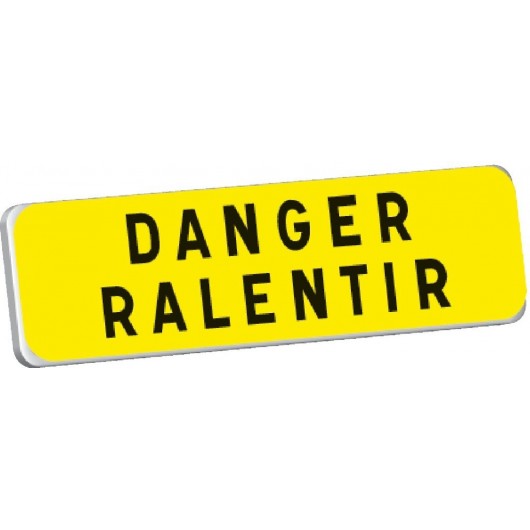 KM9 C2 900 JAUNE DANGER RALENTIR - TALIAPLAST