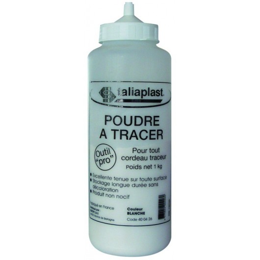 POUDRE A TRACER BLANC 1000G - TALIAPLAST