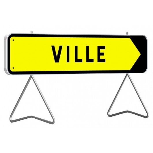 KD21a 1600X300 C2 DEVIATION VERS "VILLE" FLECH.AMOVIBLE - TALIAPLAST