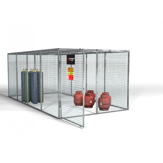 Armorgard Gorilla Gas Cage GGC14 : Stockage Gaz XXL Modulaire & Galvanisé
