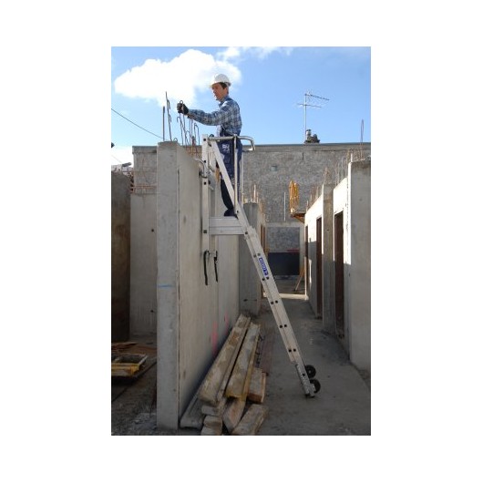 Echelle PREMUR - échelle spécifique aux chantiers de gros œuvre - Aluminium - TUBESCA COMABI