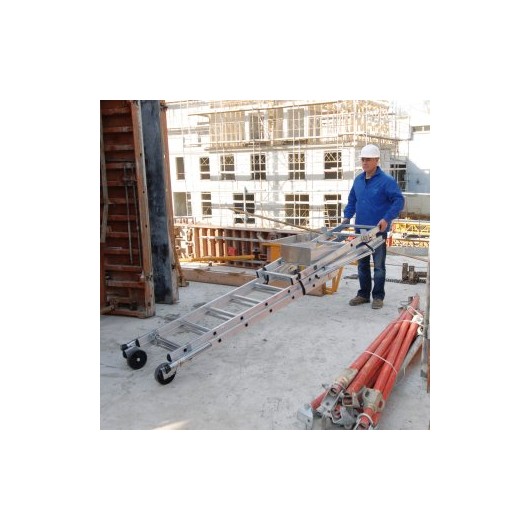 Echelle PREMUR - échelle spécifique aux chantiers de gros œuvre - Aluminium - TUBESCA COMABI
