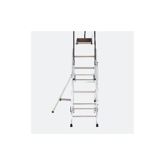 Echelle auto-stable tout aluminium - Entre le moyen d'accès et le poste de travail - TUBESCA COMABI Echelle auto-stable tout aluminium - Entre le moyen d'accès et le poste de travail - TUBESCA COMABI