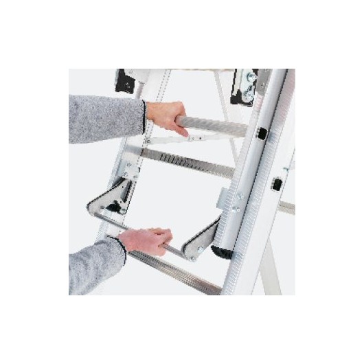 Echelle auto-stable tout aluminium - Entre le moyen d'accès et le poste de travail - TUBESCA COMABI Echelle auto-stable tout aluminium - Entre le moyen d'accès et le poste de travail - TUBESCA COMABI