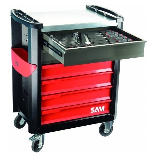Servante Servi-630N - 135 Outils Maint. Indust. Mod. Mousse - Sam Outillage Servante Servi-630N - 135 Outils Maint. Indust. Mod. Mousse - Sam Outillage