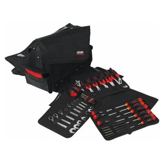 Valise Textile Vide 440 Mm Avec Trolley - Sam Outillage Valise Textile Vide 440 Mm Avec Trolley - Sam Outillage