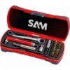 Coffret Embouts 1/4'' Vissage Au Titane 21 Pieces - Sam Outillage