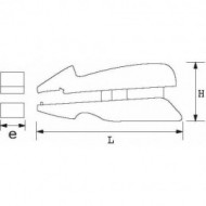 Qiilu Décapant Pince à dénuder, outil de coupe de câble de 240 mm², cliquet  avec outil à main à poignée manutention coupe-cable - Cdiscount Bricolage