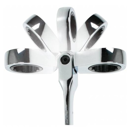 Jeu De 8 Cles Mixtes A Cliquet Articulees - Sam Outillage