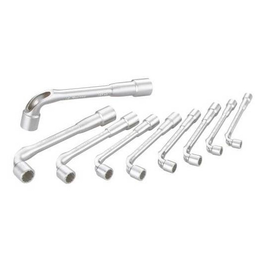 Jeu De 9 Cles A Pipe Debouchees 6/12 Pans - Sam Outillage