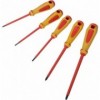 Jeu De 5 Tournevis Fente Et Pozidriv Isoles 1000 Volts - Sam Outillage