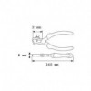 Pince A Denuder Bi-Matiere 160 Mm - Sam Outillage