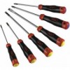Tournevis Bi-Matiere Fente Et Pozidriv - Jeu De 6 En Trousse - Sam Outillage