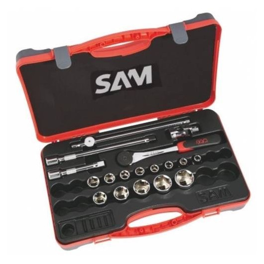 Coffret De 18 Outils 1/2''  6 Pans En Mm - Sam Outillage