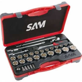 Coffret De 32 Outils 1/2'' 12 Pans En Mm - Sam Outillage