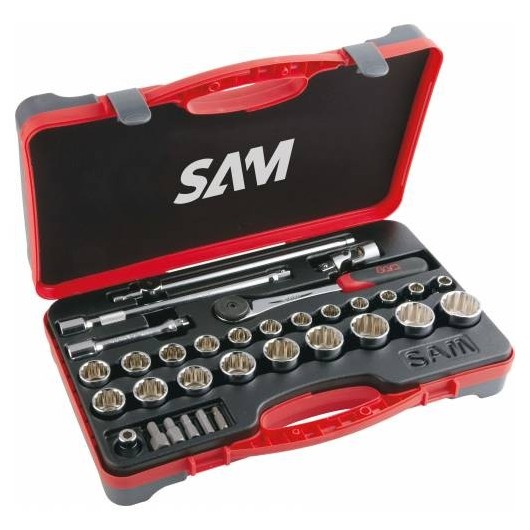 Coffret De 32 Outils 1/2'' 12 Pans En Mm - Sam Outillage