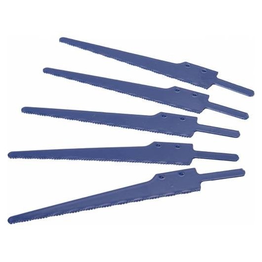 Jeu De 5 Lames De Scie 10 Dents/Cm - Sam Outillage