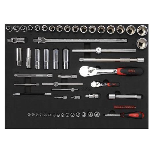 Servante Servi-640 - 135 Outils Maint. Indust. Mod. Mousse - Sam Outillage Servante Servi-640 - 135 Outils Maint. Indust. Mod. Mousse - Sam Outillage