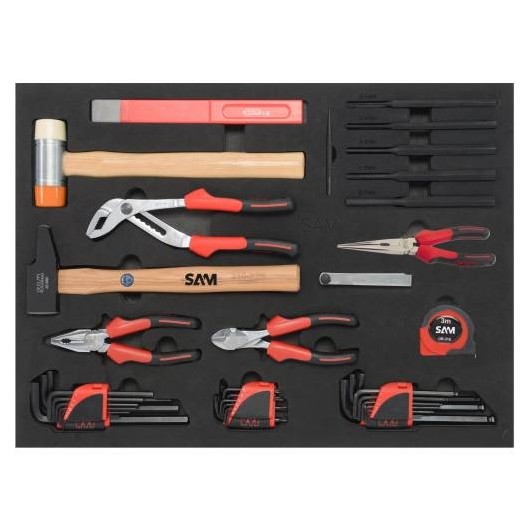 Servante Servi-640 - 135 Outils Maint. Indust. Mod. Mousse - Sam Outillage Servante Servi-640 - 135 Outils Maint. Indust. Mod. Mousse - Sam Outillage