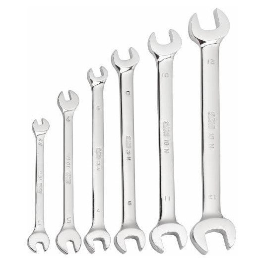 Trousse De 6 Cles A Fourches En Mm - Sam Outillage Trousse De 6 Cles A Fourches En Mm - Sam Outillage