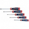 Tournevis Bi-Matiere Torx - Jeu De 5 En Trousse - Sam Outillage