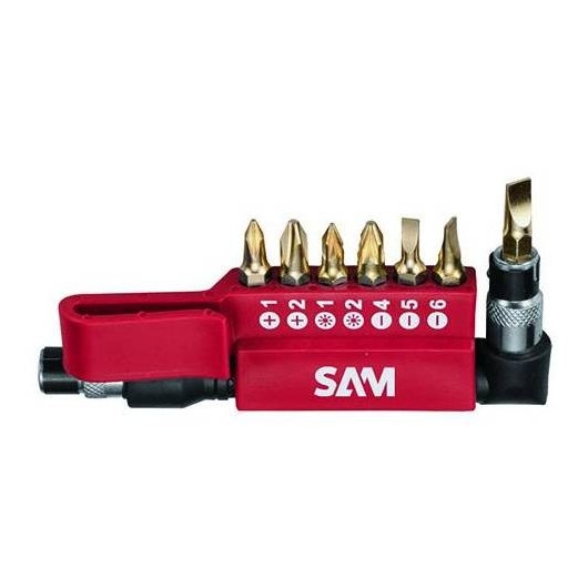 Coffret De 7 Embouts De Vissage Avec Cle 1/4'' - Sam Outillage