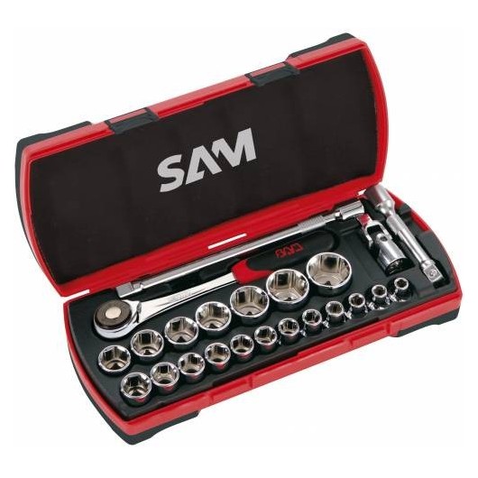 Coffret Douilles Et Accessoires 1/2'' - 23 Outils - Sam Outillage