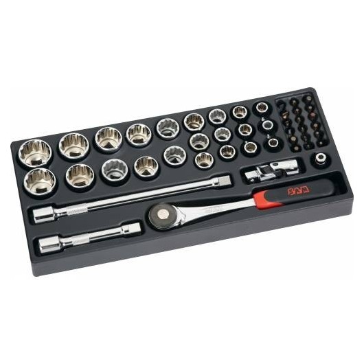 Module 45 outils 1/2″ SAM M45A avec supports ABS intégrés