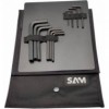 Trousse 12 Cles Males Courtes Coudees 6 Pans - Sam Outillage