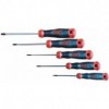 Jeu De 5 Tournevis Bi-Matiere Torx - Sam Outillage