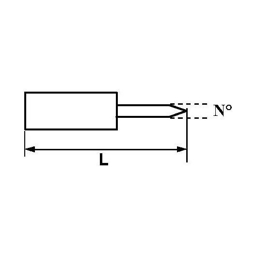 Embout 1/4'' Long Phillips N°2 - Sam Outillage Embout 1/4'' Long Phillips N°2 - Sam Outillage