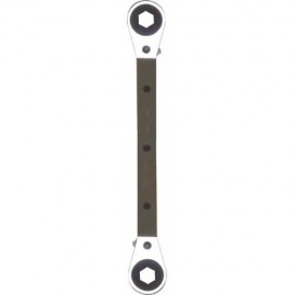 Cle Coudee Double Cliquet 8 Et 12 Mm - Sam Outillage