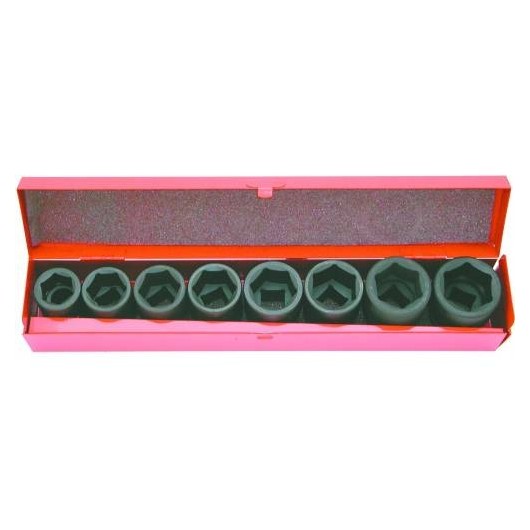 Coffret De 8 Douilles Chocs 3/4'' De 24 A 36 Mm - Sam Outillage