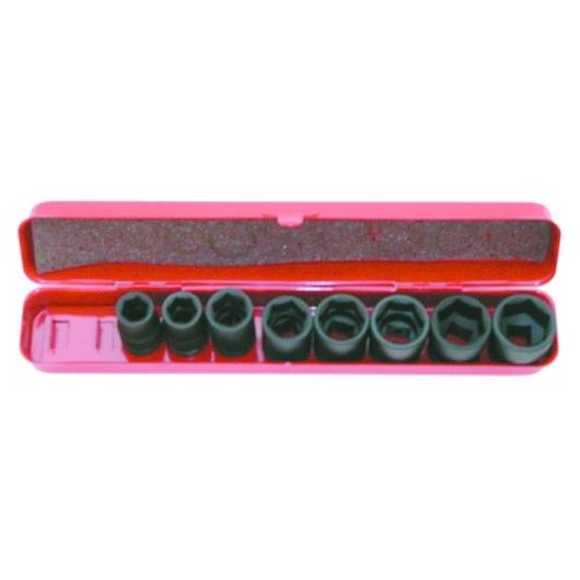 Coffret De 8 Douilles Chocs 1/2'' De 13 A 24 Mm - Sam Outillage