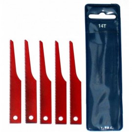 Jeu De 5 Lames De Scie 6 Dents/Cm - Sam Outillage