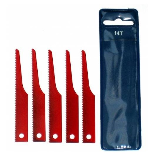 Jeu De 5 Lames De Scie 6 Dents/Cm - Sam Outillage