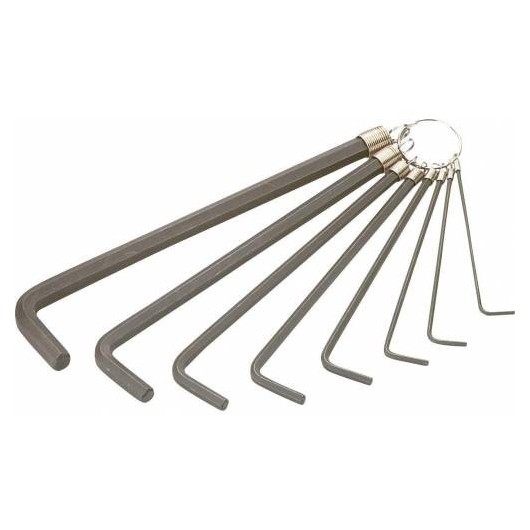 Anneau 8 Cles Males Longues 6 Pans En Pouce - Sam Outillage Anneau 8 Cles Males Longues 6 Pans En Pouce - Sam Outillage