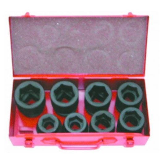 Coffret De 8 Douilles Chocs 1'' De 24 A 41 Mm - Sam Outillage