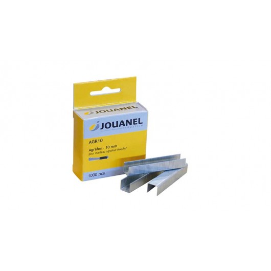 JOUANEL - Boîte 1000 agrafes 10 mm, pour MAGRAF - AGR10