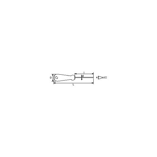 Tournevis SAMSOFORCE fente électricien lame ronde - SAM OUTILLAGE Tournevis SAMSOFORCE fente électricien lame ronde - SAM OUTILLAGE