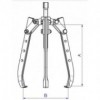 Extracteurs 3 bras auto-serrants courts - SAM OUTILLAGE