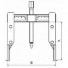 Extracteurs 2 griffes à pieds fins - SAM OUTILLAGE