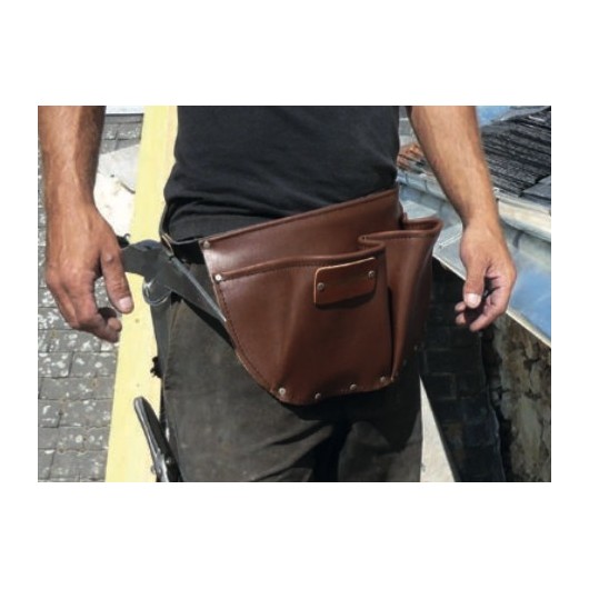 Jouanel TABCH : Tablier Charpentier Cuir Lisse & Robuste