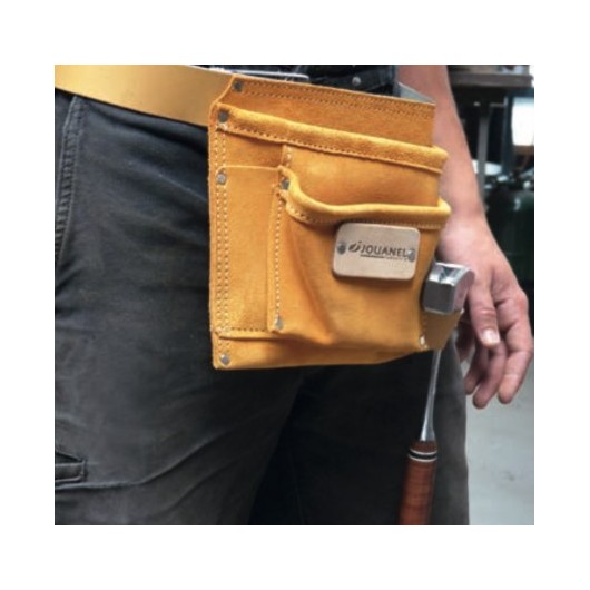 Jouanel POCOU : Poche à Clous Cuir Compacte & Légère