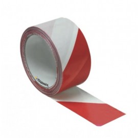 RUBAN DE SIGNALISATION ROUGE ET BLANC, 50 MM X 100 M - GAMME DIVERS - OUTILLAGE A MAIN - JOUANEL - Réf: RS-100