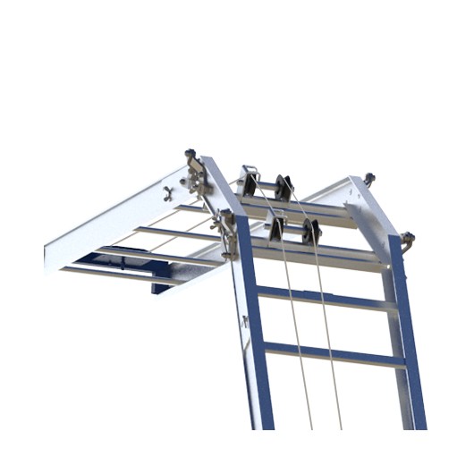 TUBESCA-COMABI - Monte-matériaux (Monte tuiles) NEVADA Aluminium - Hauteur maxi: 20m - Charge utile: 150 kg