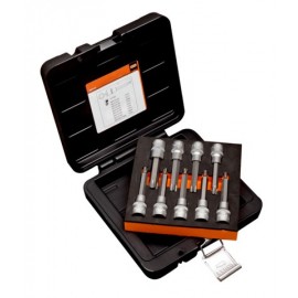 BAHCO - Coffret de 9 douilles Torx® tamper 1/2" avec embouts